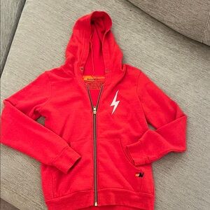 Aviator Nation Kids Red Zip-Up Hoodie